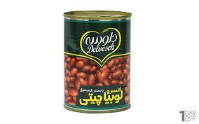 کنسرو لوبیا400گرمی16ع دلوسه