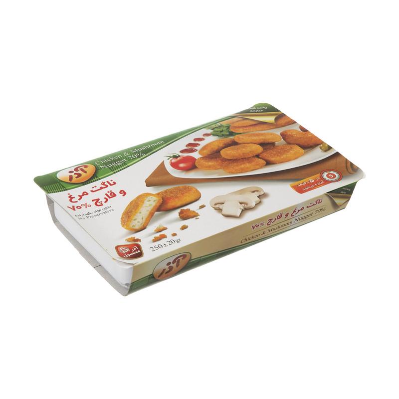 ناگت مرغ وقارچ250گ30ع اذر