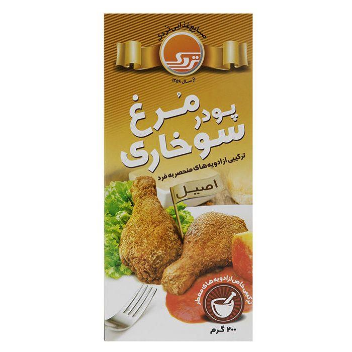 پودرمرغ سوخاری200گ12ع تردک