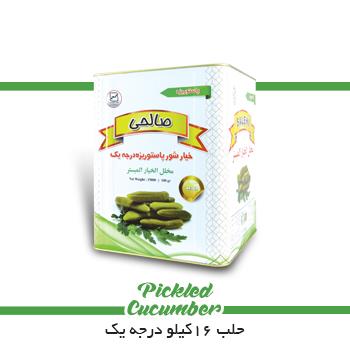 خیارشوردرجه یک حلب صالحی