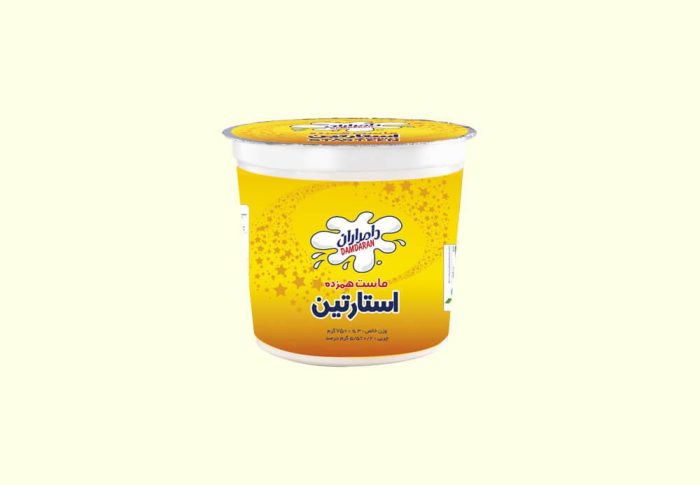 ماست همزده پرچرب استارتین750گ دامداران